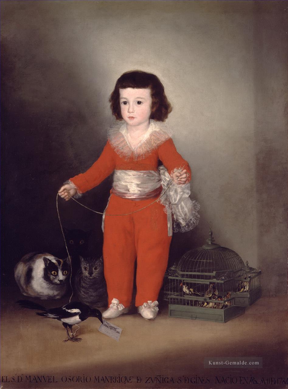 Don Manuel Osorio Manrique de Zuniga Francisco de Goya Ölgemälde